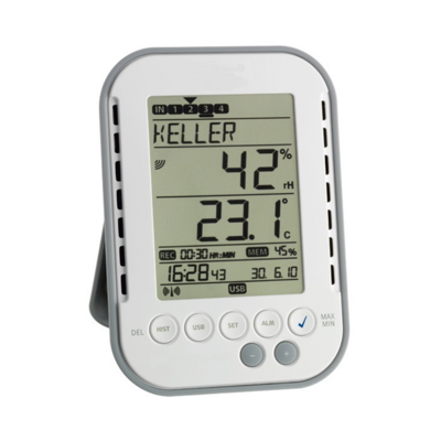 DL-140 DATA-LOGGER temperatura e umidità,trasmissione dati via radio